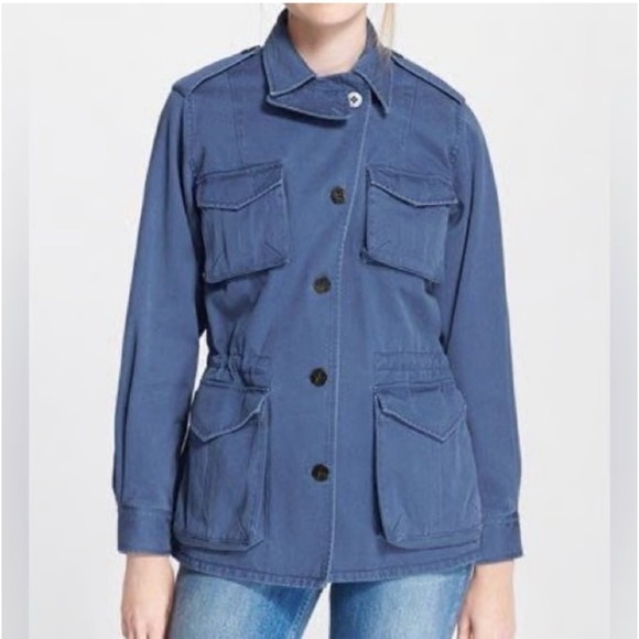 Marc by Marc Jacobs NWT Blue Utility Army Jacket Size Large - Picture 11 of 11